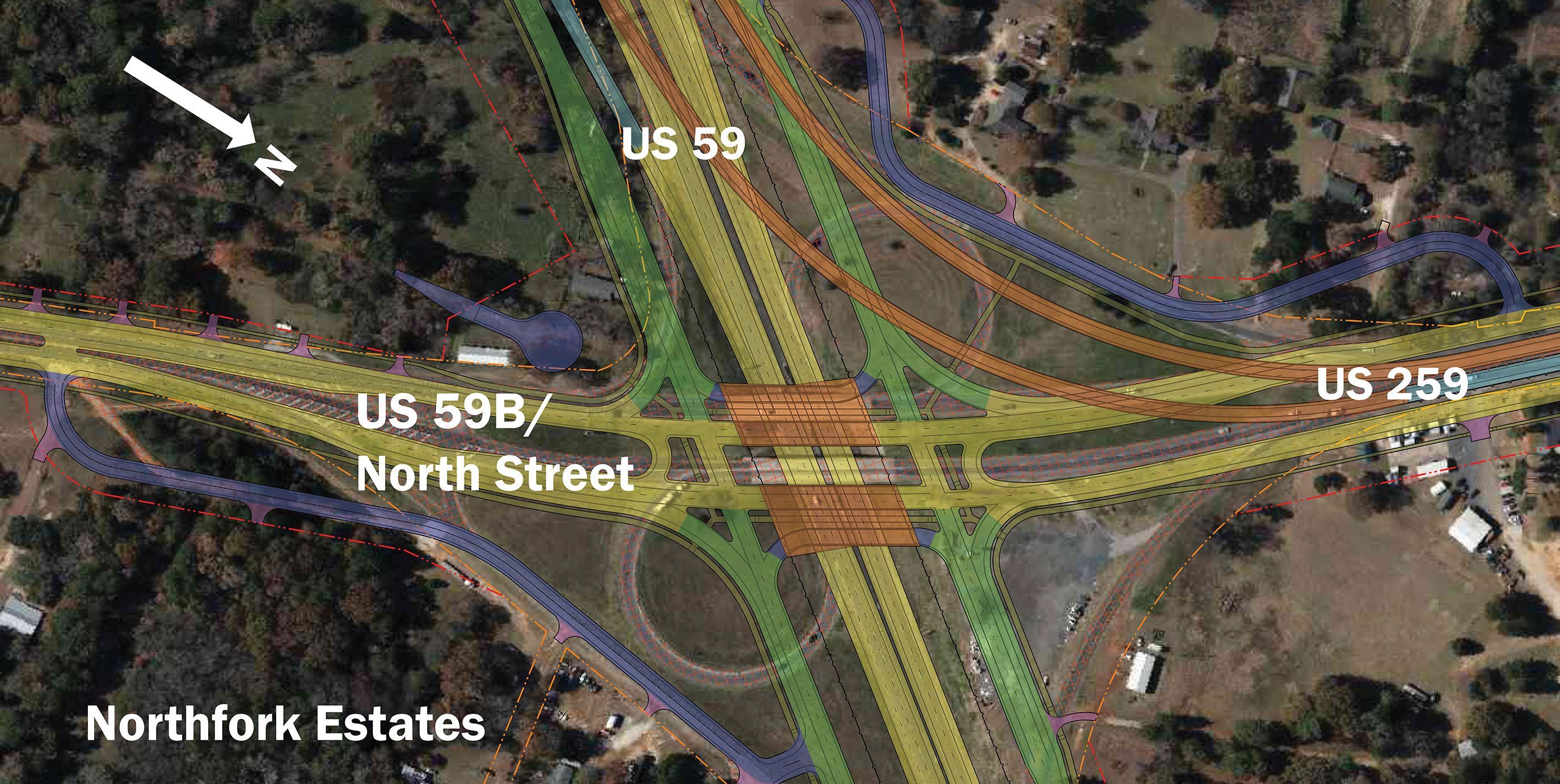Updated map for intersection