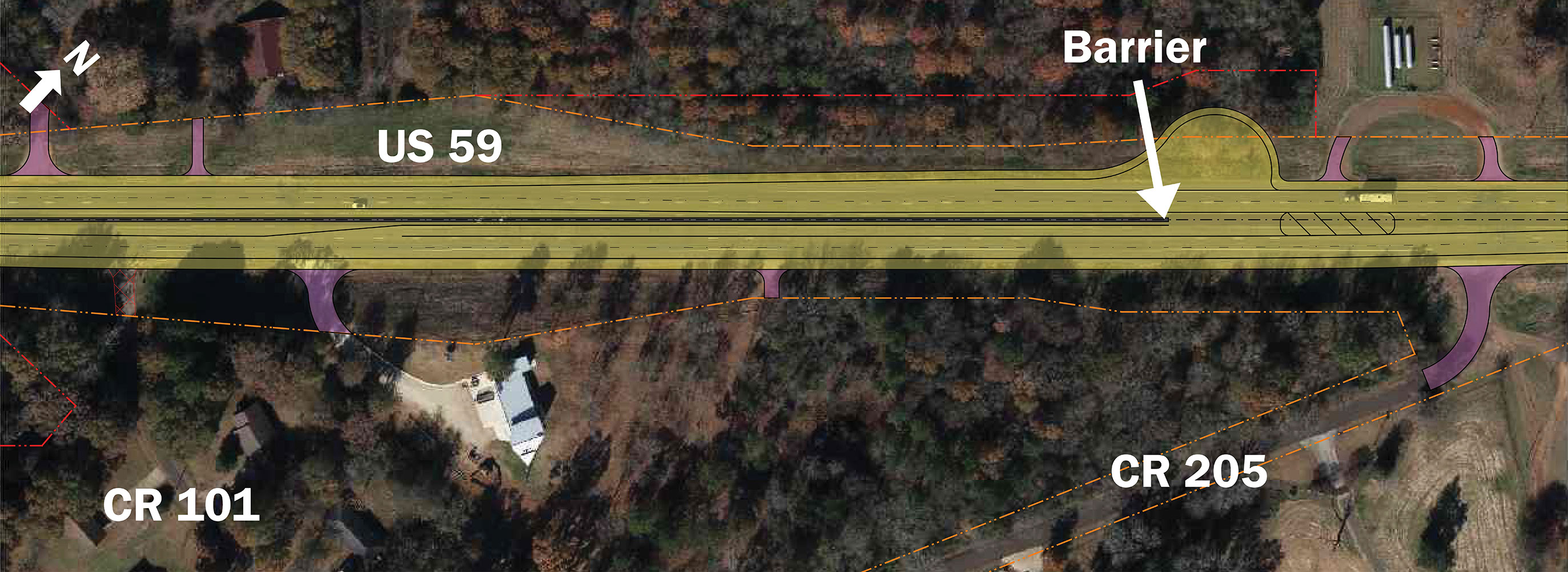 Updated map for left turn