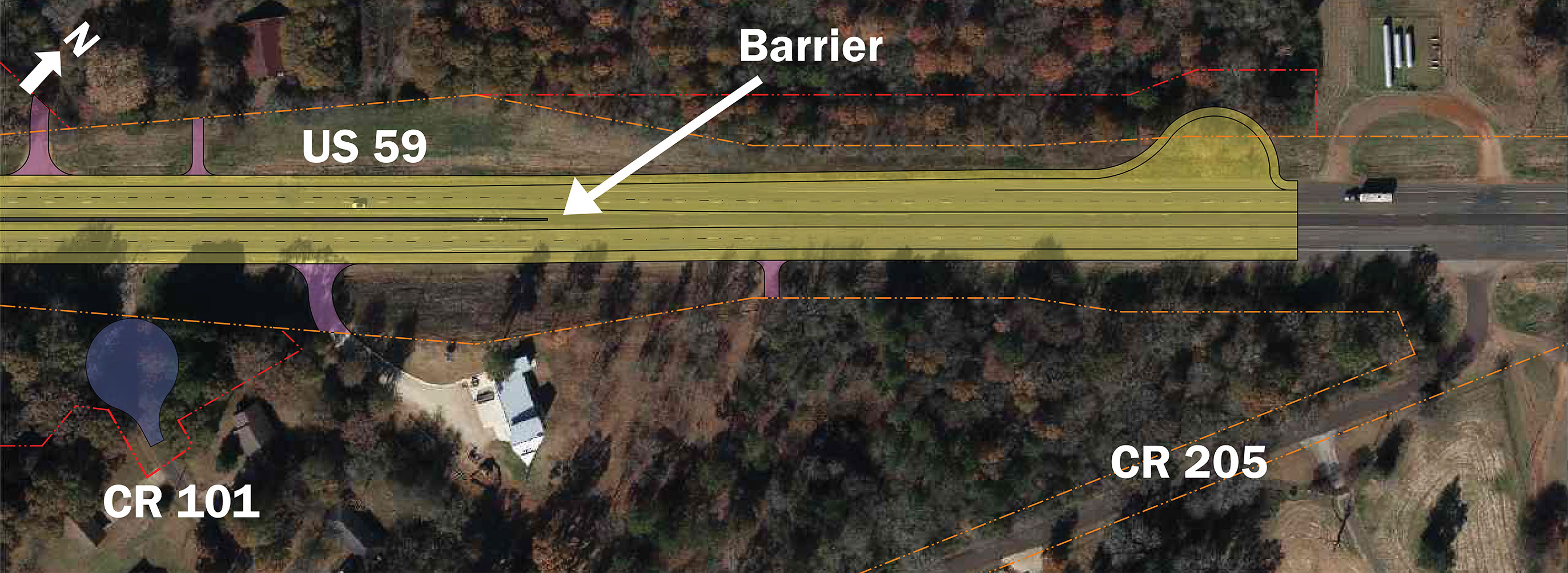 Previous map for left turn